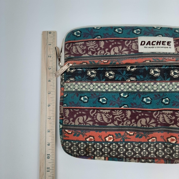 Dachee Padded Zippered Laptop Case Floral Pattern - Picture 9 of 9